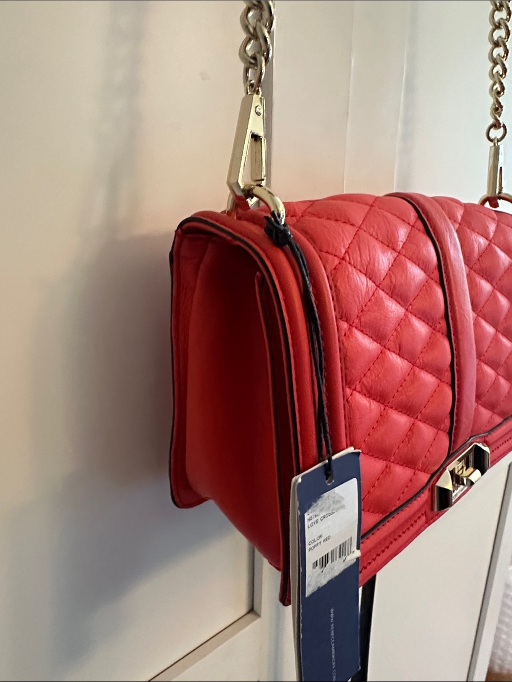 Rebecca MINKOFF quilted LOVE. crossbody bag-NWT - Picture 3 of 10